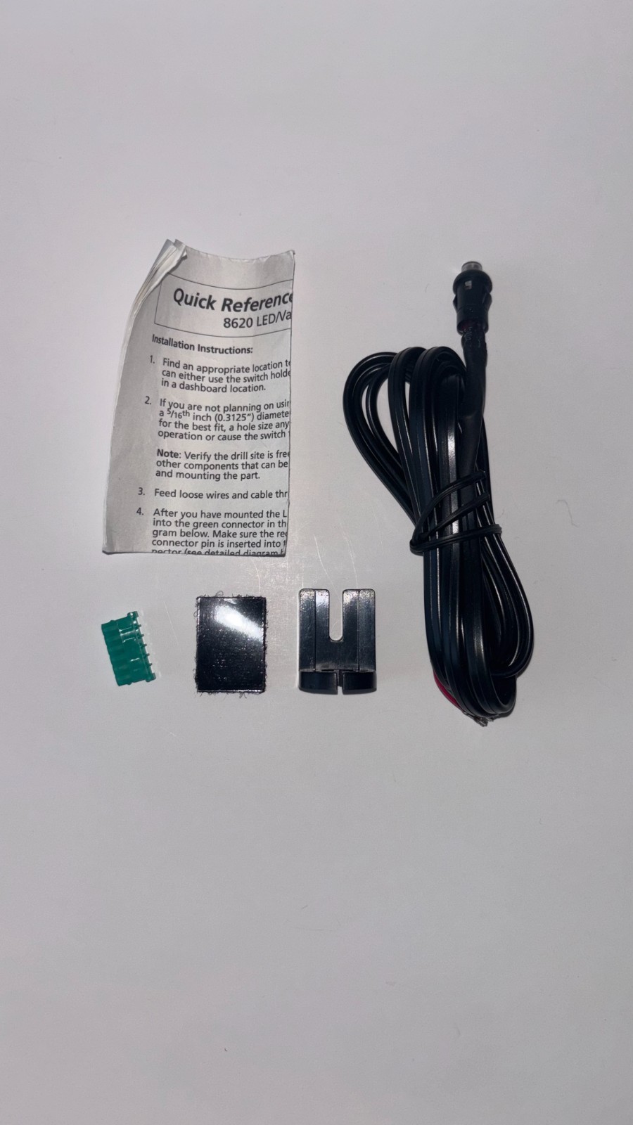 *NEW* Directed  8620A Blue led valet switch assembly for 5X10 only