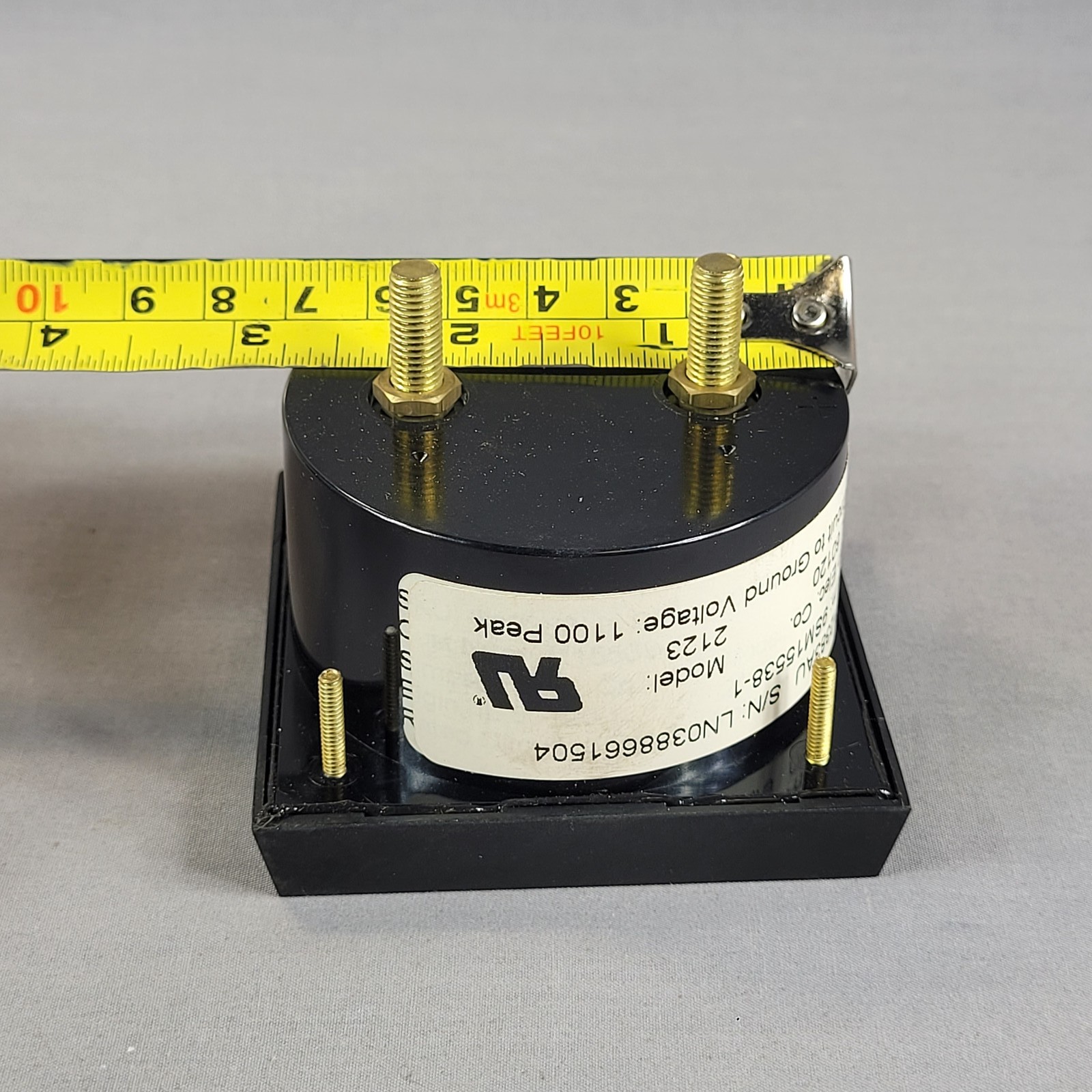 Simpson 2123 M15538-1 Analog DC Voltmeter 0-60V Panel Meter 1000 Ohm/Volt