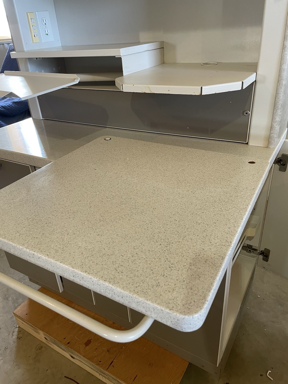 Adec 5580 Rear Treatment Cabinet. (Greystone) 42"