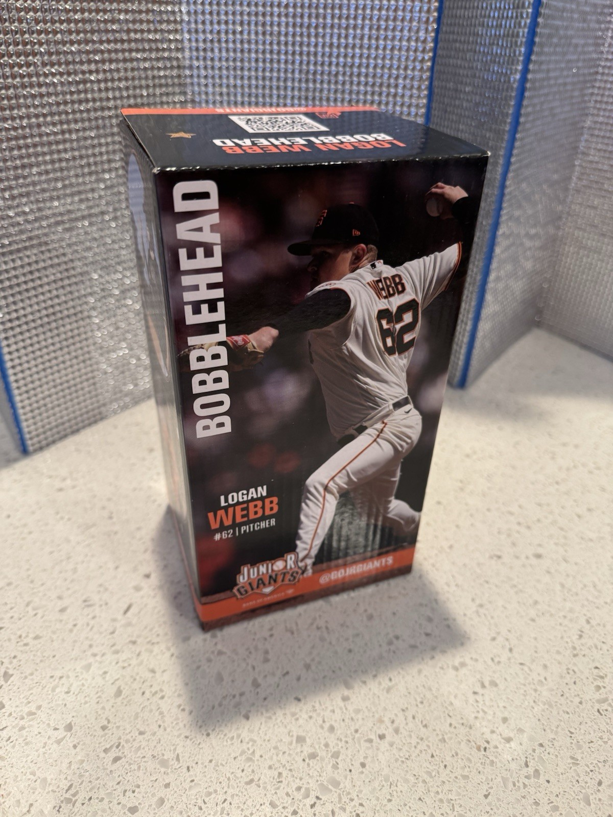 Logan Webb Bobblehead Junior Giants San Francisco
