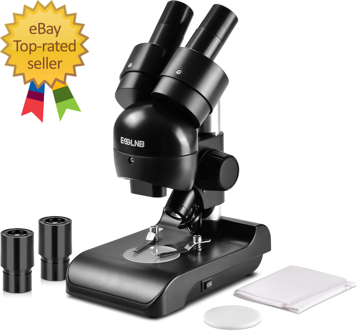 Binocular Stereo Portable Biological with Wf10X Eyepieces 3X Objectives