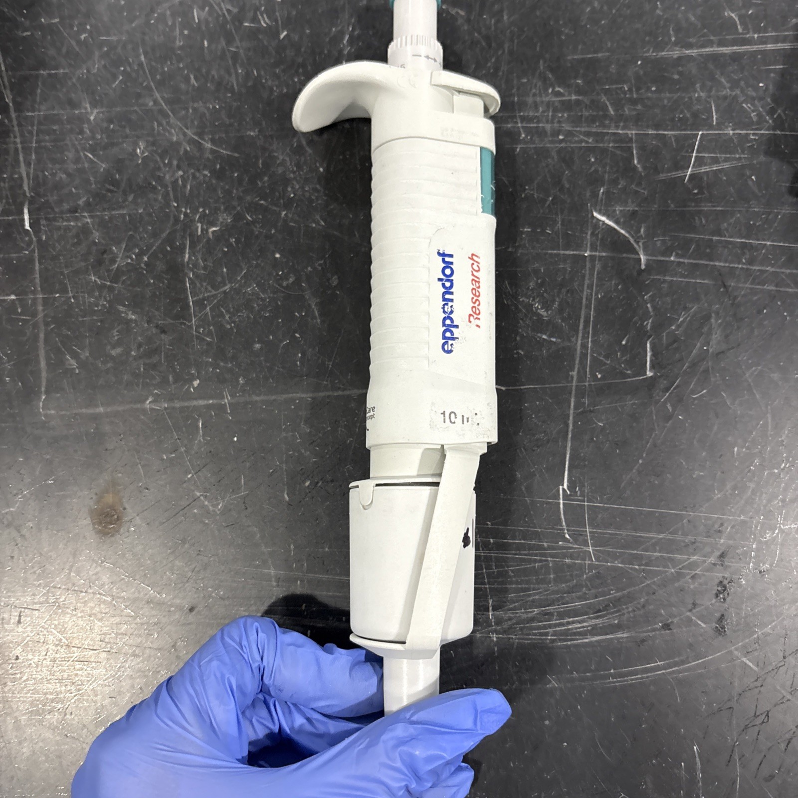 Eppendorf Research 10mL Adjustable Single Channel Pipette Tested Working