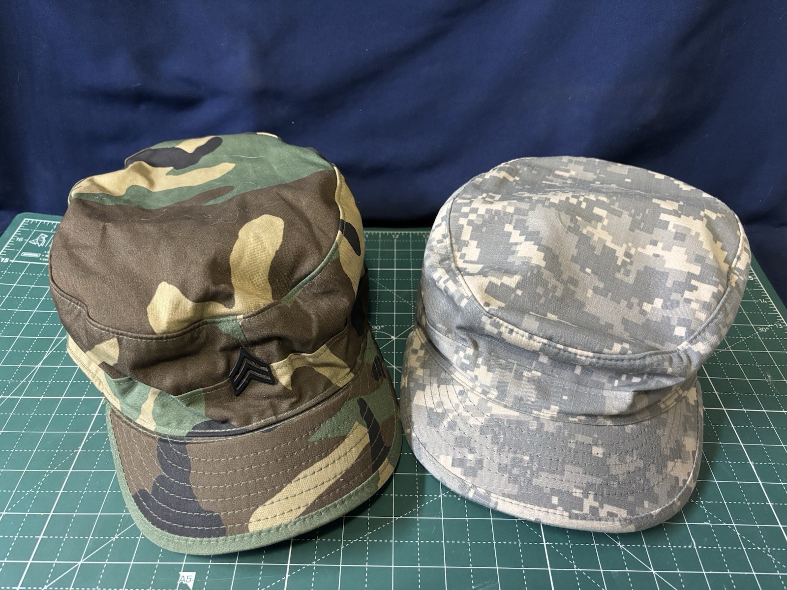 GWOT US Army Patrol Hats Mint M81 Woodland & Digital Camouflage