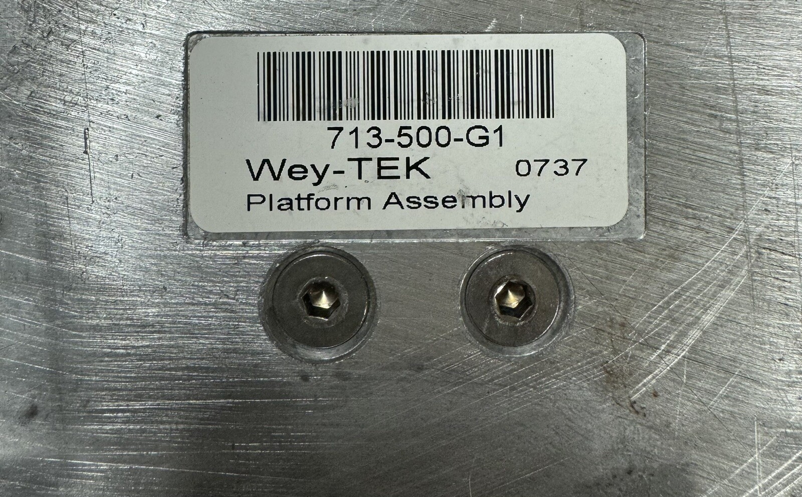 INFICON WEY-TEK 713-500-G1 REFRIGERANT CHARGING SCALE