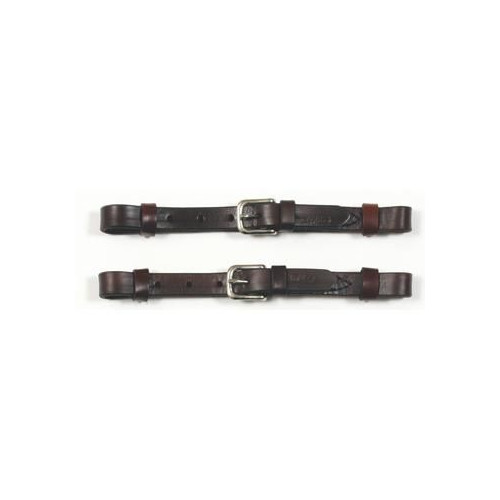 Circle Y 3/4" Breast Collar Tugs Dark Oil Leather Western Horse Tack 0005-0001