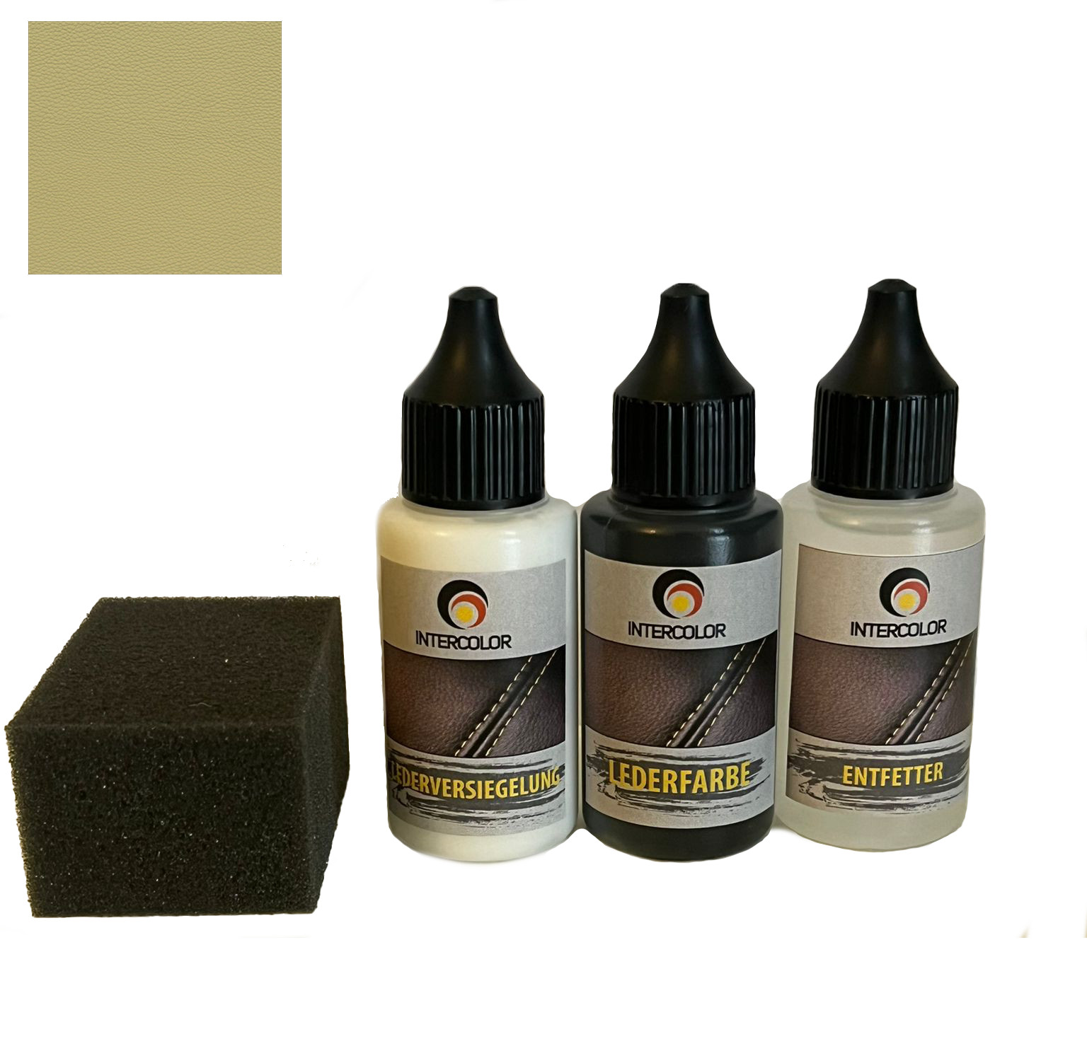 BMW Dakota Veneto Beige Leather Paint - Car Repair Kit for Leather and Faux Leather