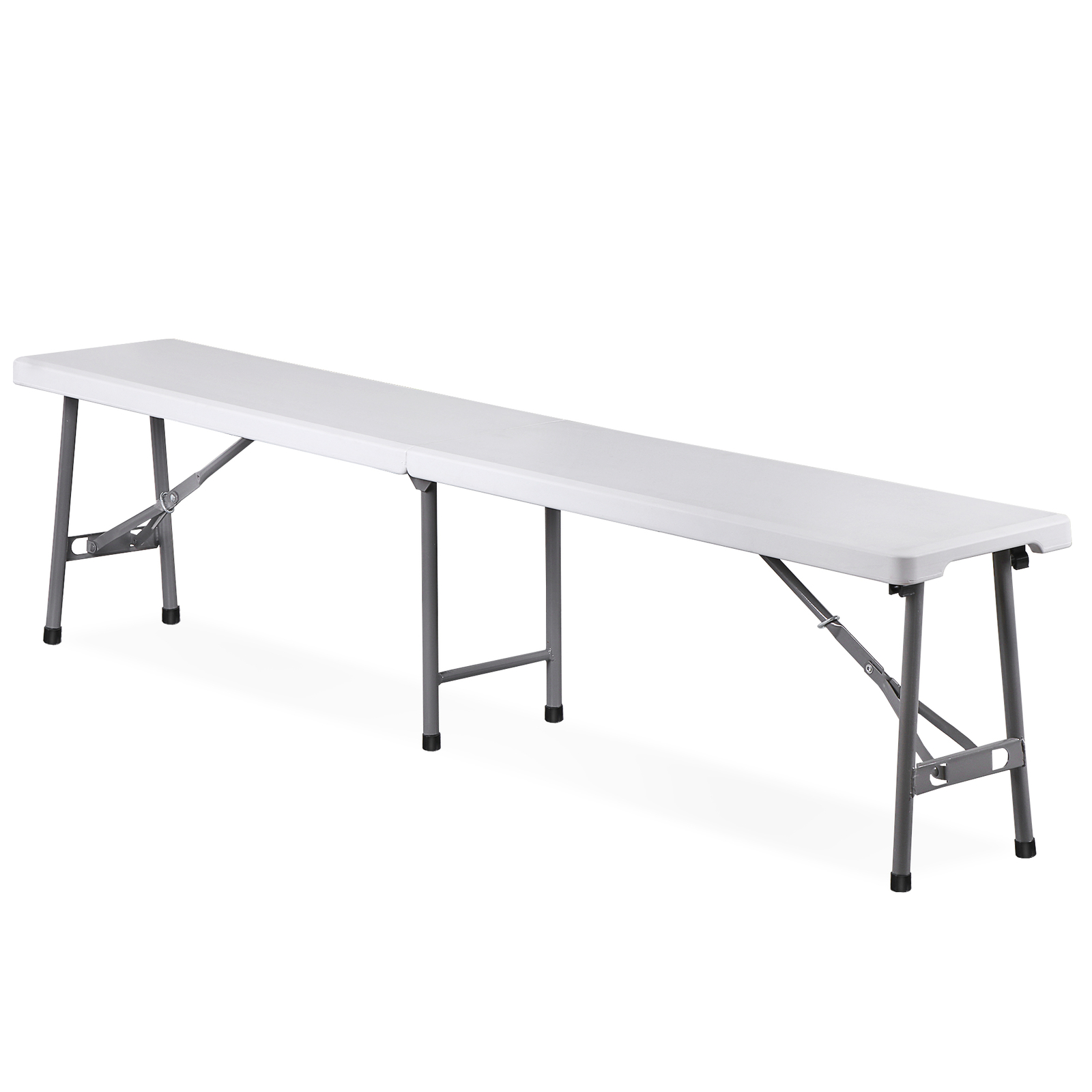 Folding Bench 6FT Plastic Folding Bench with Handles for Party Camping Picnic