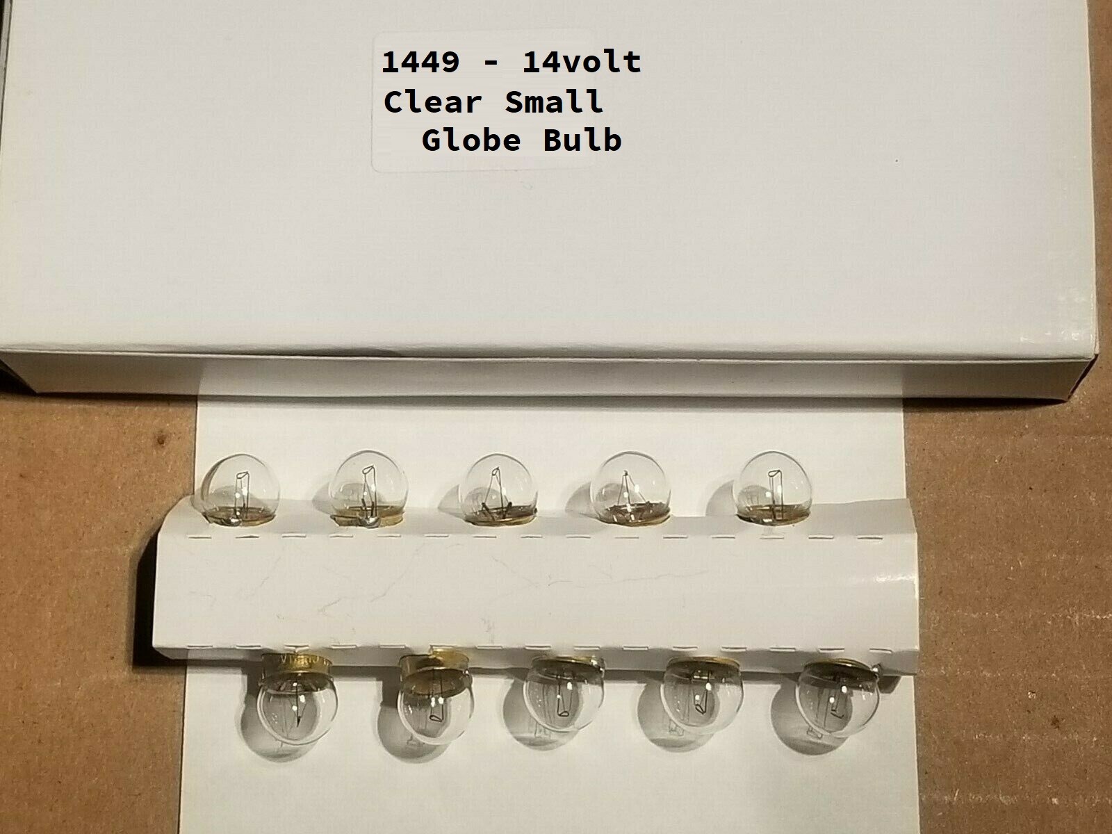 AMERICAN FLYER 10 PACK 1449 BULBS Screwbase 14v for Steam and Diesel Locomotives