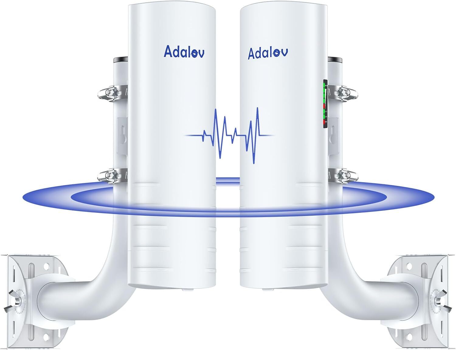 5KM Wireless Bridge Dual Gigabit Ports and Bracket Long Range fr Network Extend