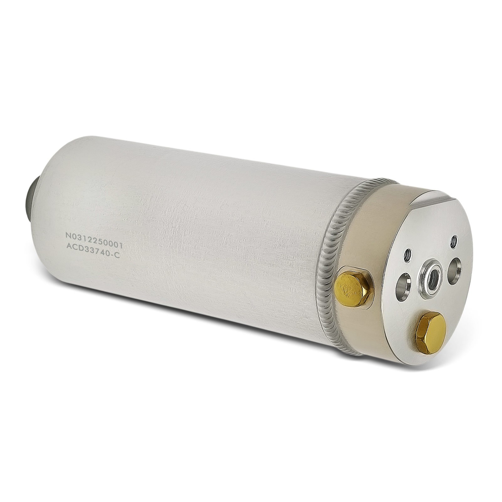 Aluminum A/C Receiver Drier for Caterpillar 322BL Silver 167528A1 GB96V00001P1