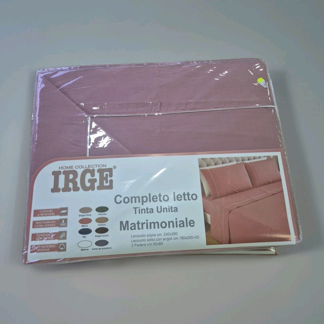 Irge Cotton Sheets Set With Double Piping
