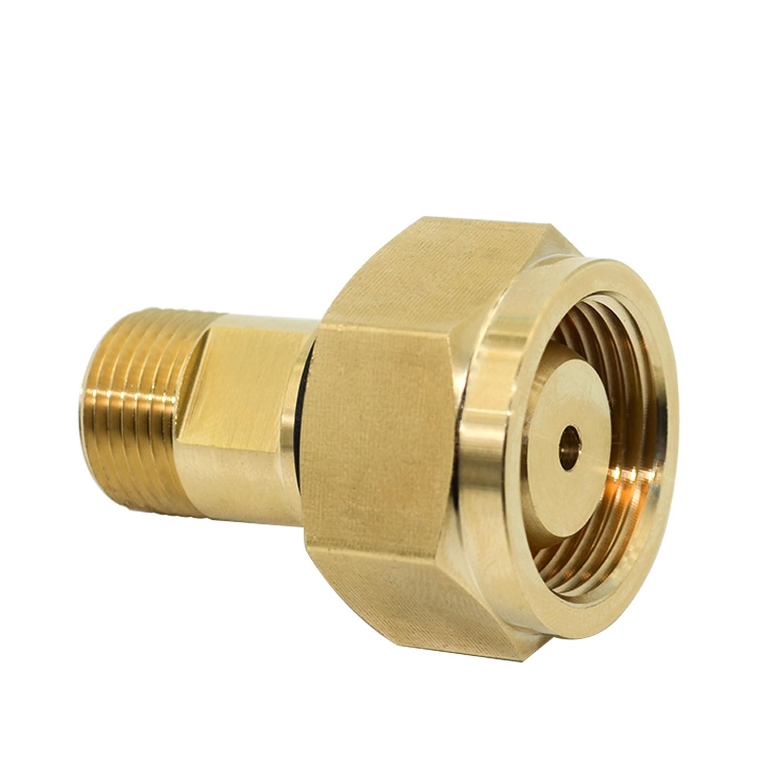 Ebrmeiwo CGA-520 B Tank Acetylene to CGA-200 MC Regulator, 1