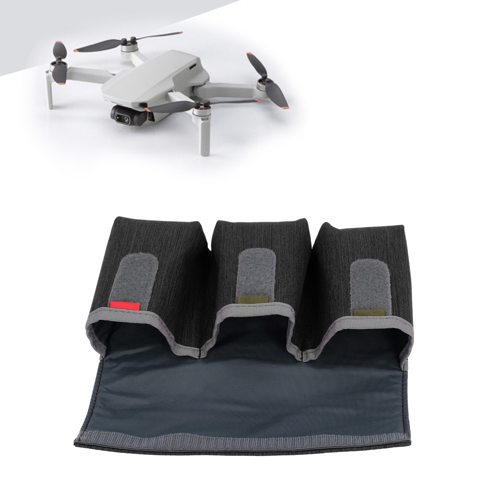 Drone Battery Bag Portable Anti Camera Battery Safe Pouch With Hook And