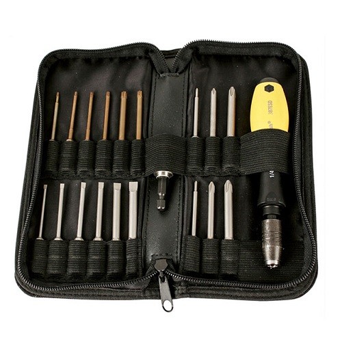Wiha 38790 20 Piece Esd Safe Quick Release Set