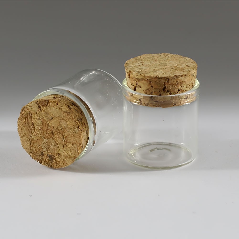 24x25mm Empty Glass bottles 6ml Small 30-100 pieces Wholesale Vials Jars Bottle