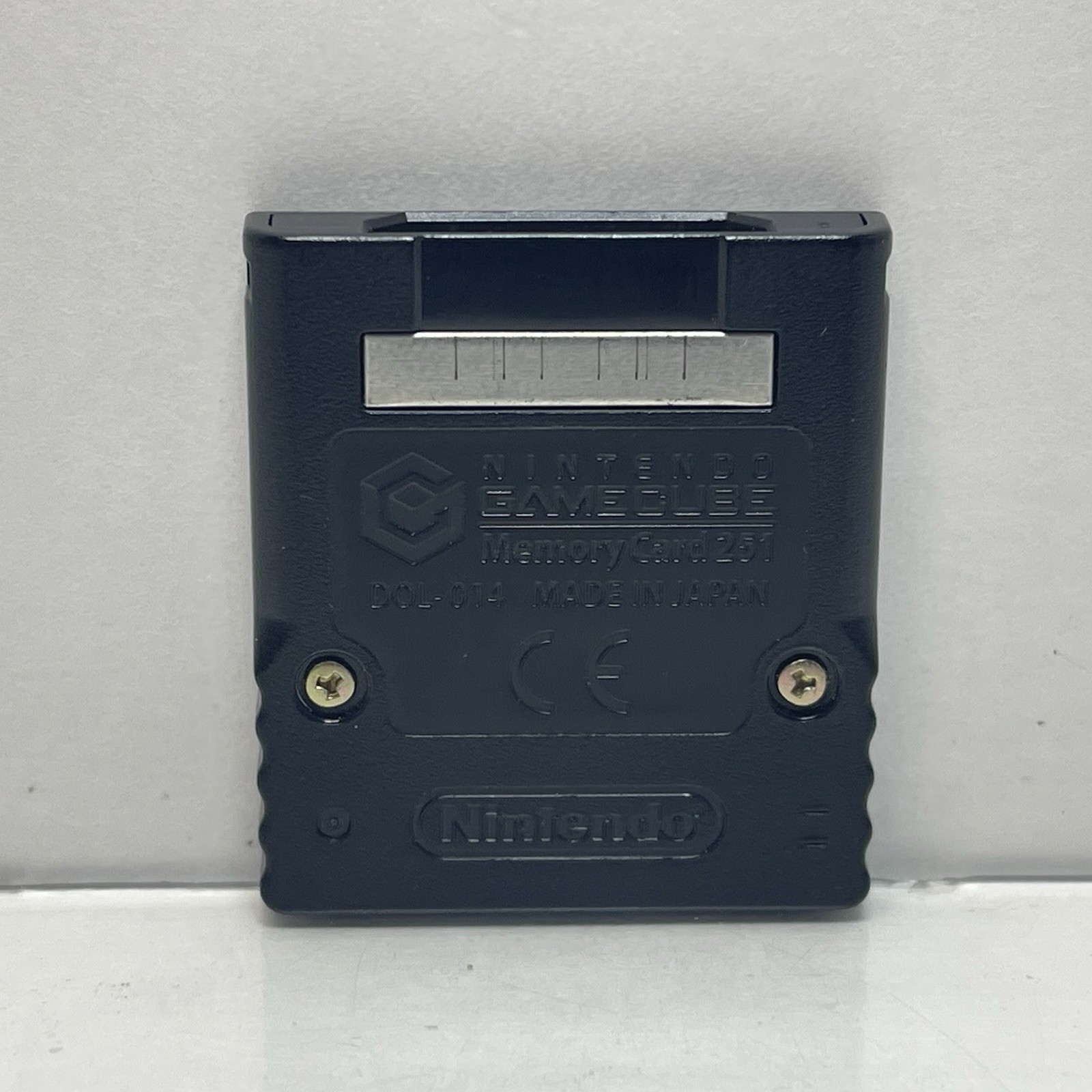 Nintendo Gamecube Memory Card 251 Blocks DOL-014 Authentic BLACK OEM