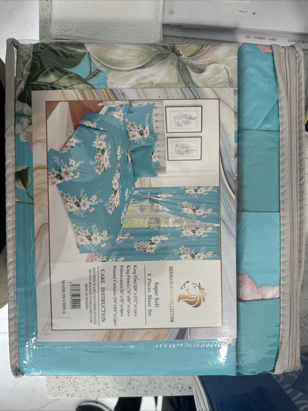 8 PIECE BEDSHEET SET
