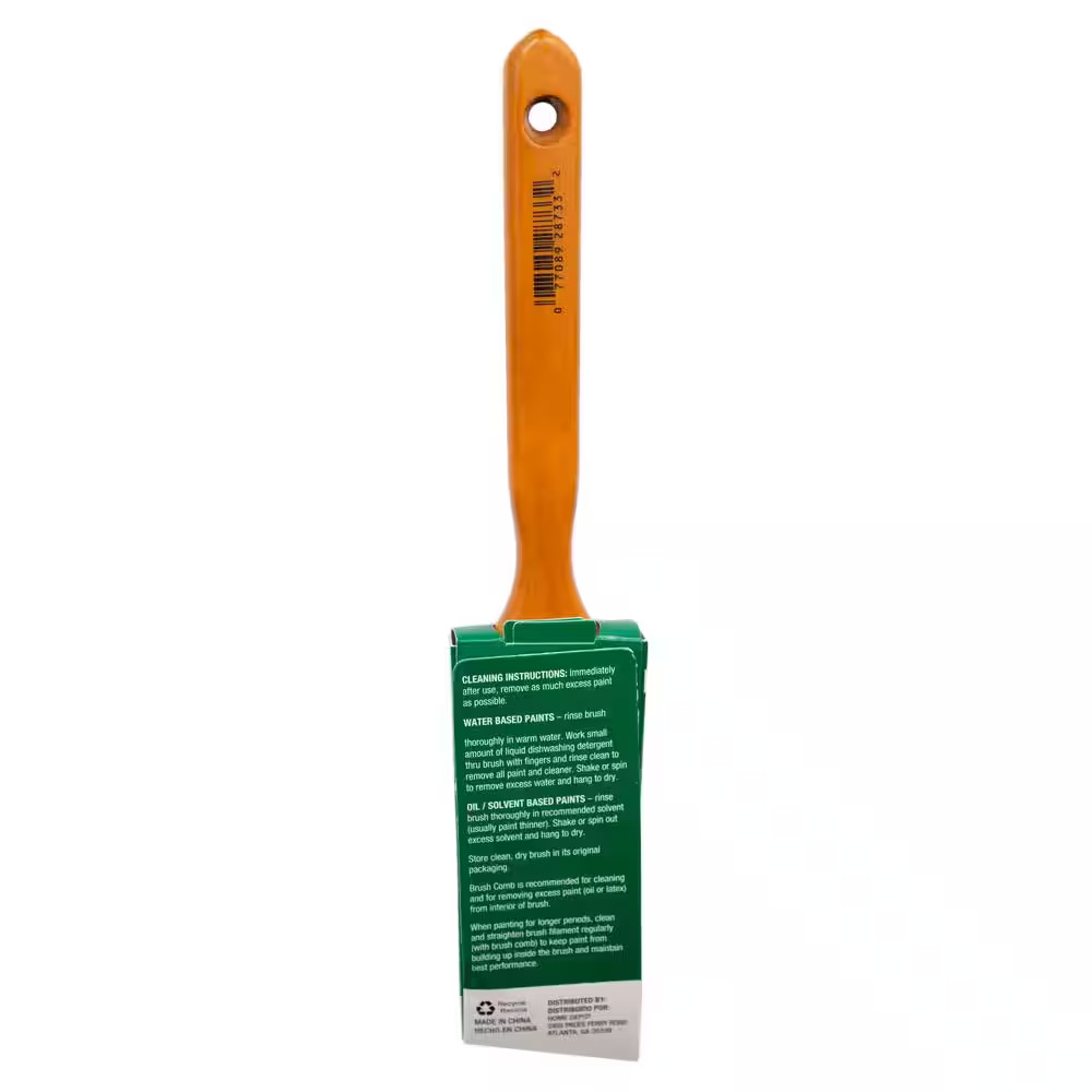 Better 2 In. Angled Oil Polyester/Natural Bristle Blend Paint Brush