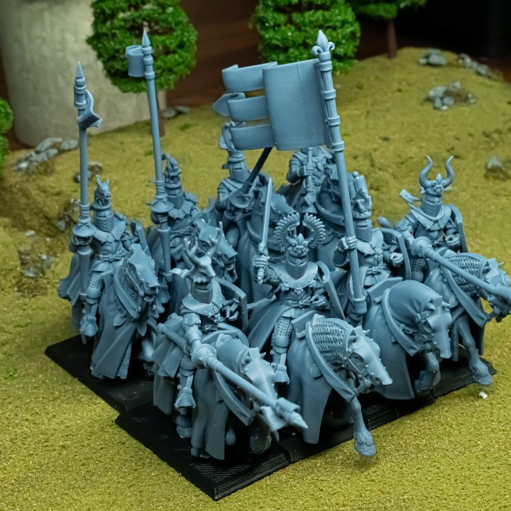 x5 Kingdom of Gallia -  Knights of Gallia - Highland Miniatures 28mm