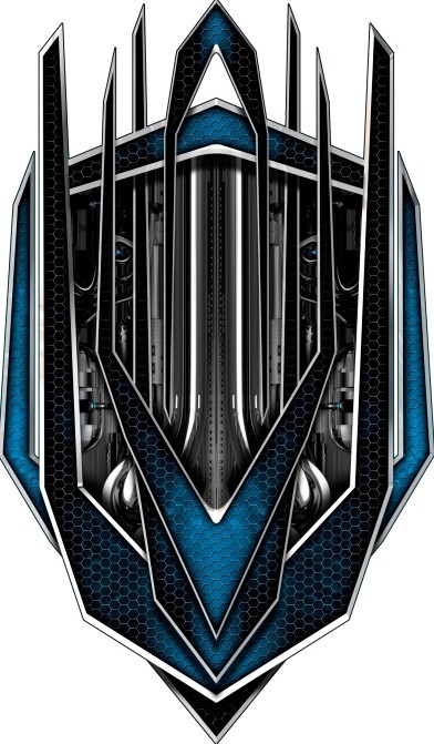 36” X 24” Boat Car Truck Racing Hood Graphics Decals Vinyl Sticker Wrap