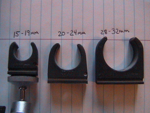 1/4"-20 Bullet Camera Holder Tube Cam Pinch Clamp Mount 20-24mm For Helmet Cam