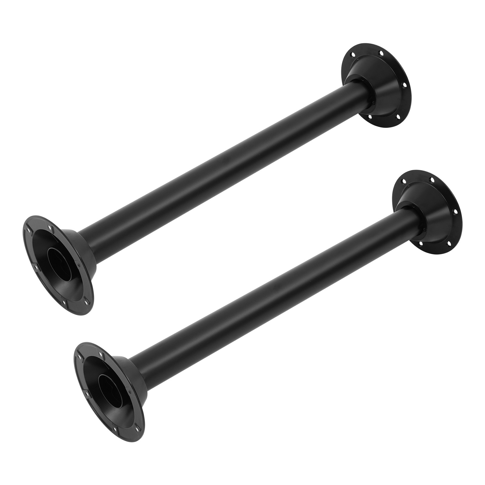 2-Pack Compact RV Table Legs with Pre-drilled Bases for Easy Assembly