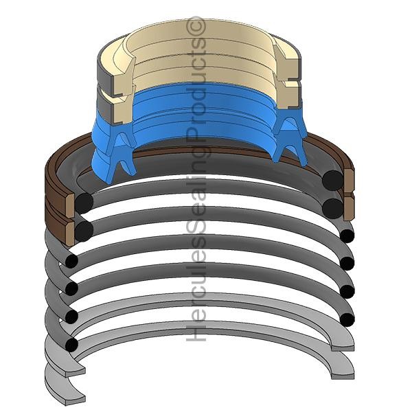 Seal Kit 239-2956 for 25mm x 50mm Rod Bore, Hydraulic Replacement Parts
