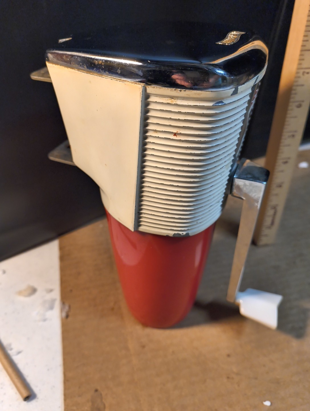 Vintage Swing-A-Way Brand. Crank Ice Crusher