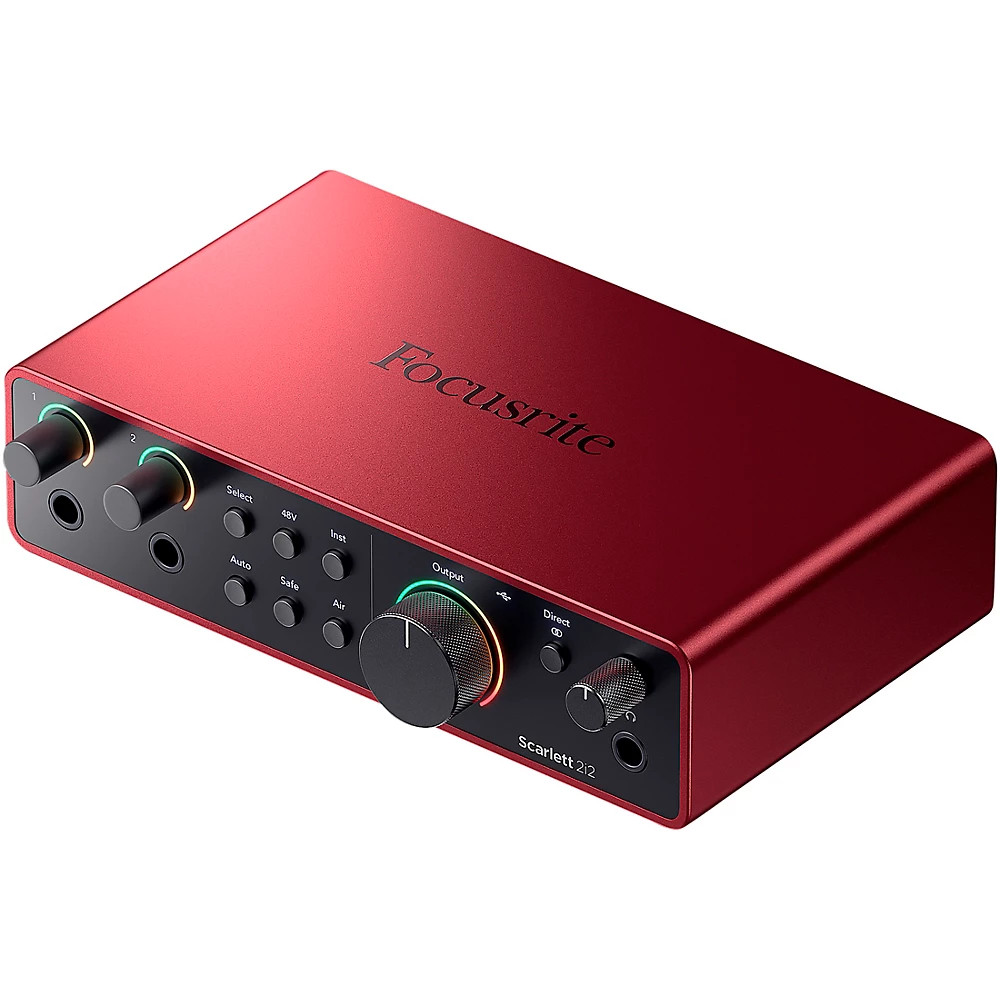 Focusrite Scarlett 2i2 USB-C Audio Interface (Gen 4)