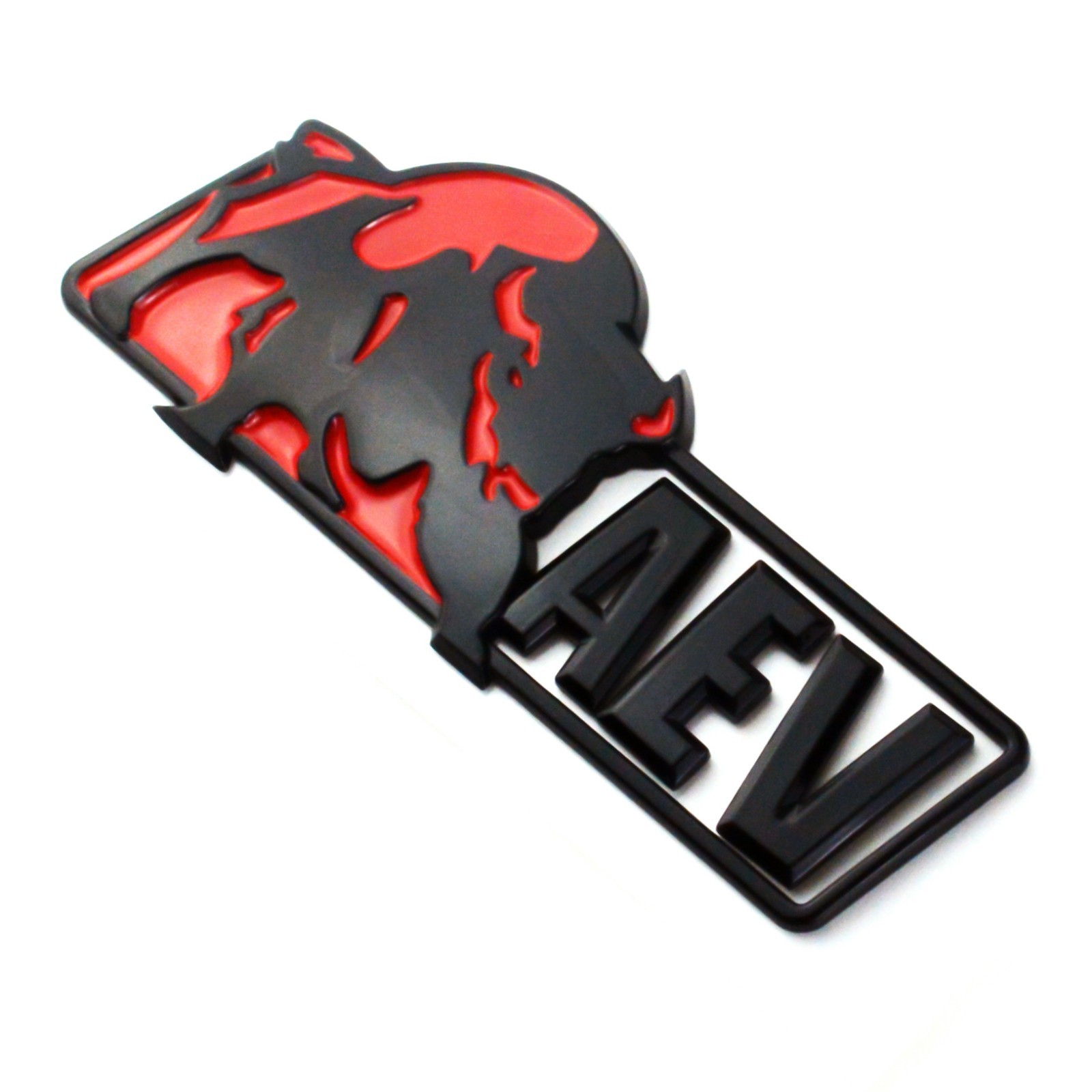 Rear Tailgate Emblems Fits Colorado Aev Badges 1Pc Black Red