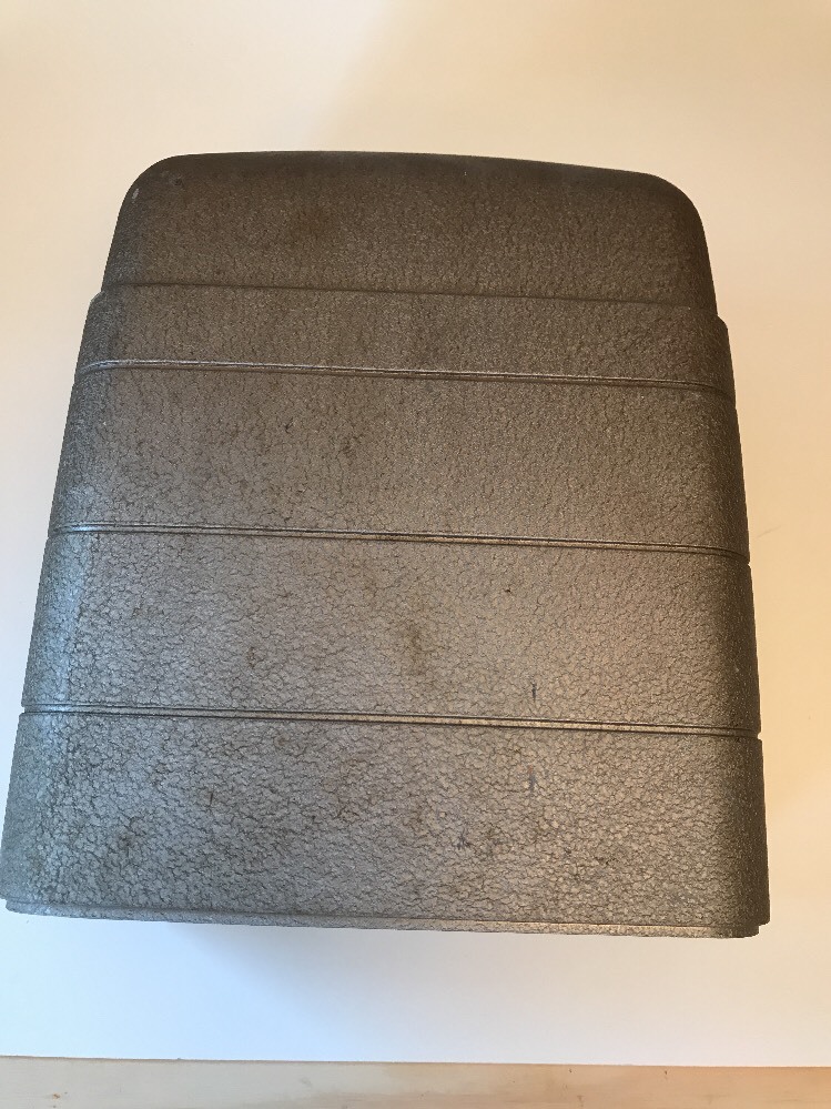 BELL & HOWELL 8MM FILM PROJECTOR Back Cover Housing Gray /Silver Parts/Repair