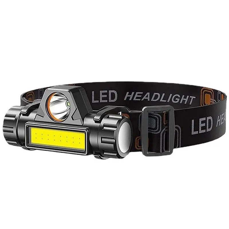 Rechargeable COB LED USB Headlamp, Strong Magnetic Powerful Super Bright Waterpr