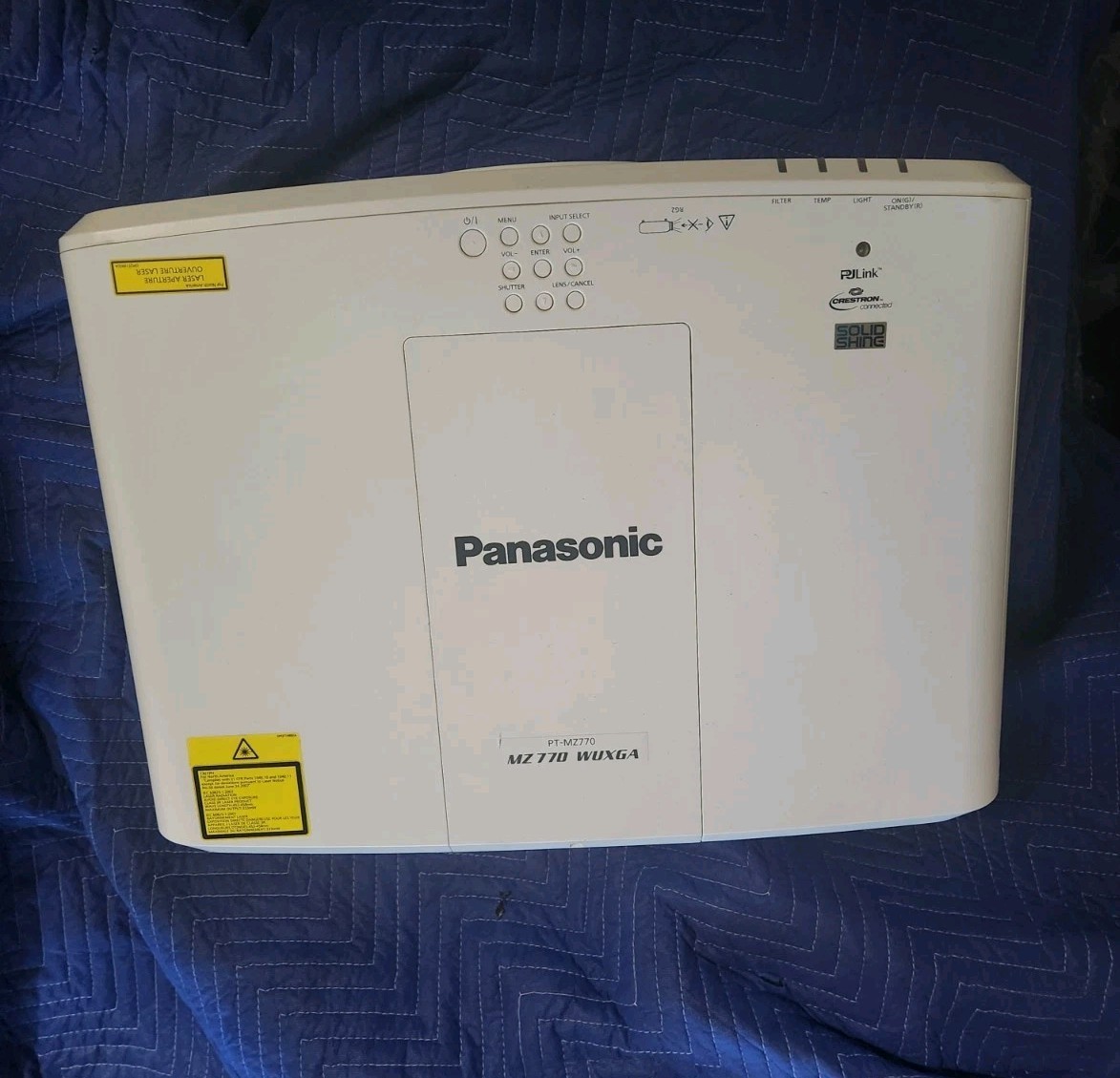 Panasonic PT-MZ770 Projector MZ 770 WUXGA No Remote & No Lens