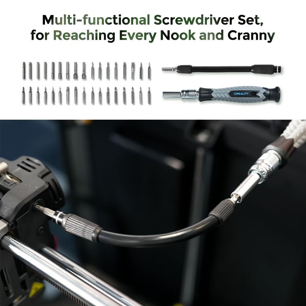 Creality 74-Piece 3D Printer Tool Kit - Efficiency & Organization Redefined
