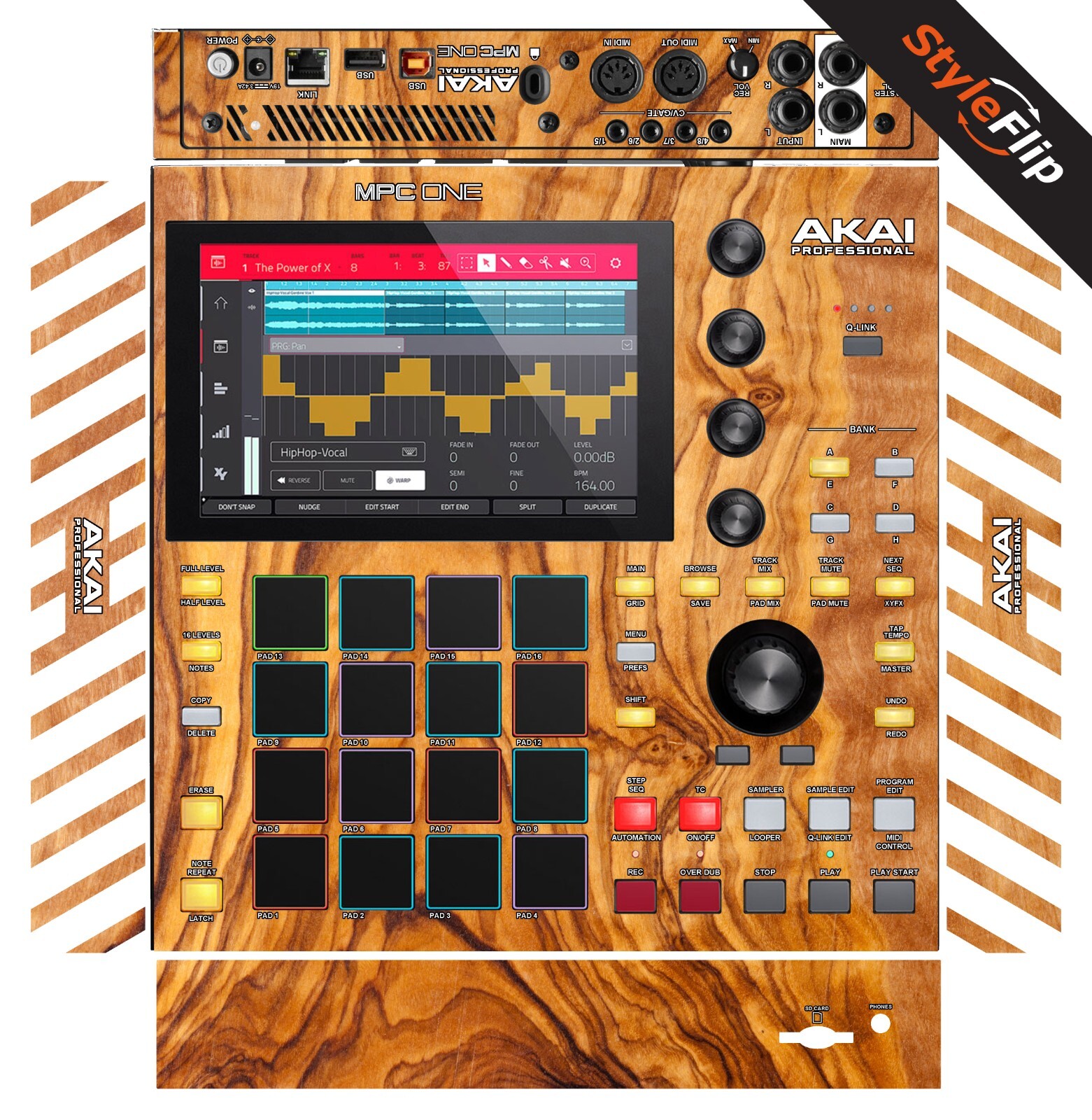 Akai MPC One Skin | Wood #6 | Protective Decal | StyleFlip Skins