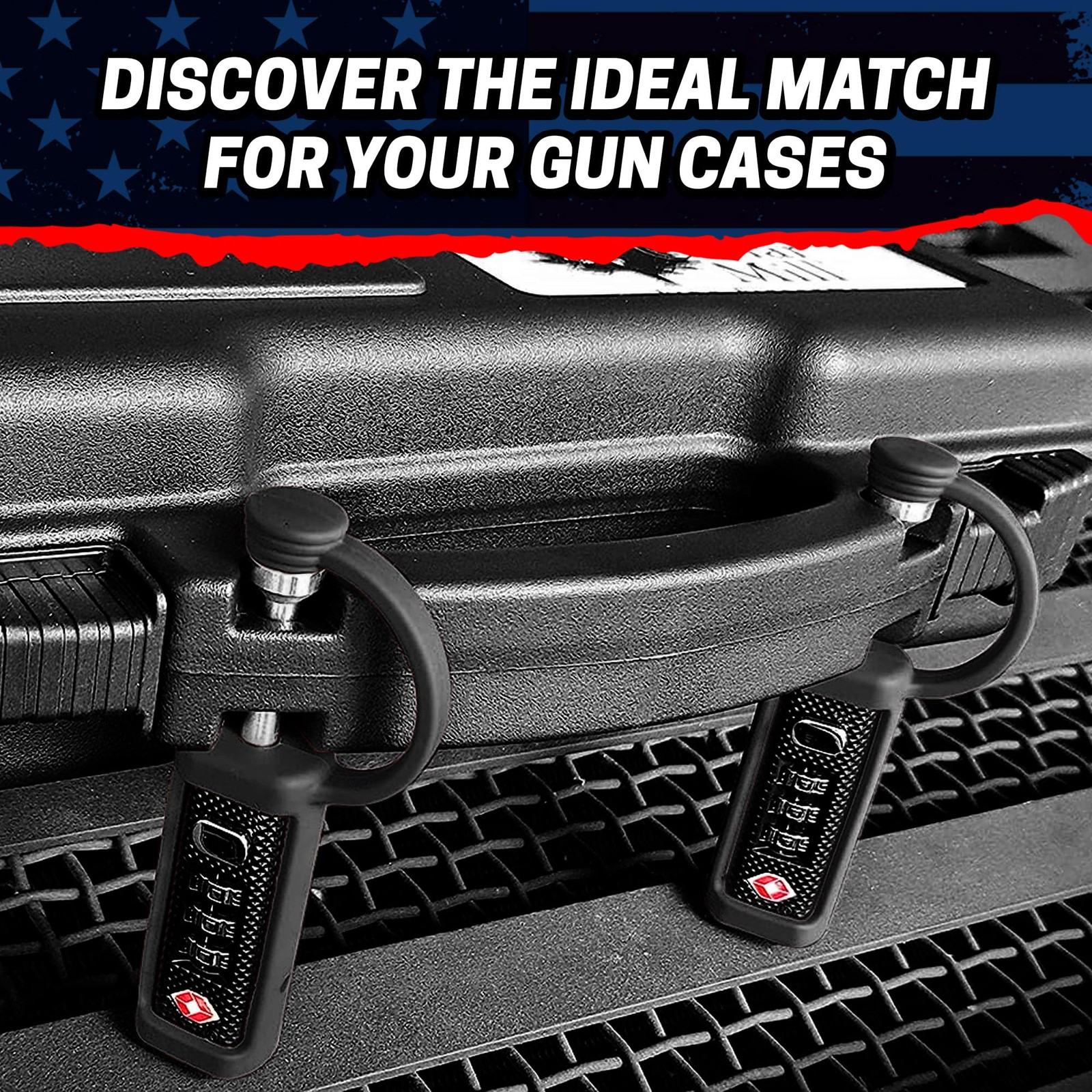 Cedar Mill Fine Firearms TSA Approved Gun Case Lock – Durable, Cut-Resistant ...
