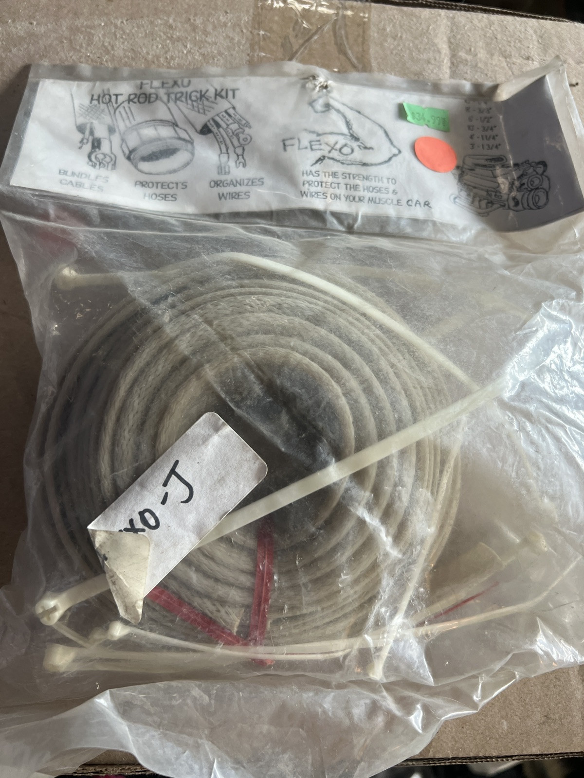 FLEXO Expandable Braided Sleeving Wire Cable Sleeve Gray