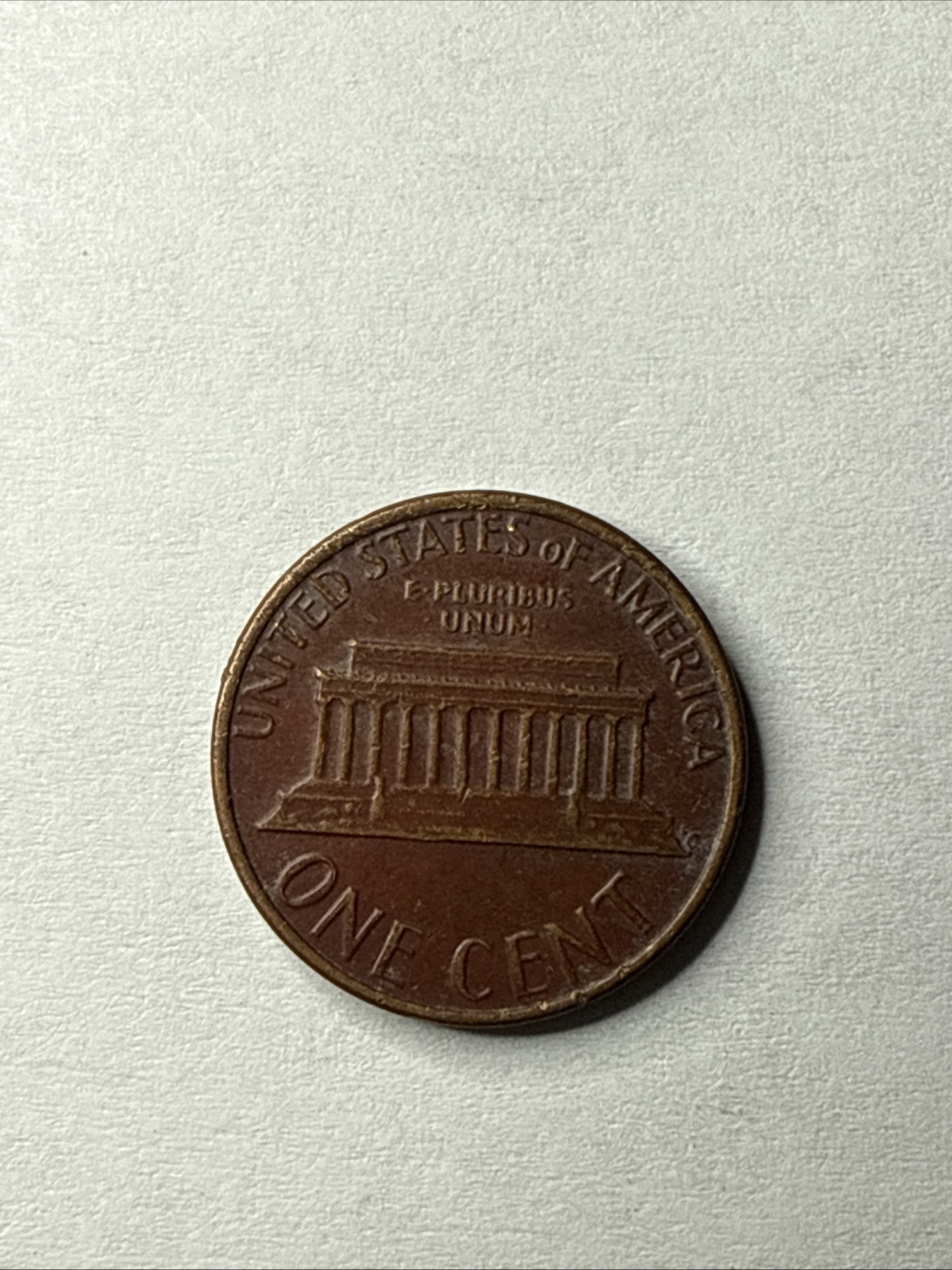 1980 Lincoln. No Mint Mark. Red Coin - Rare/Collectable