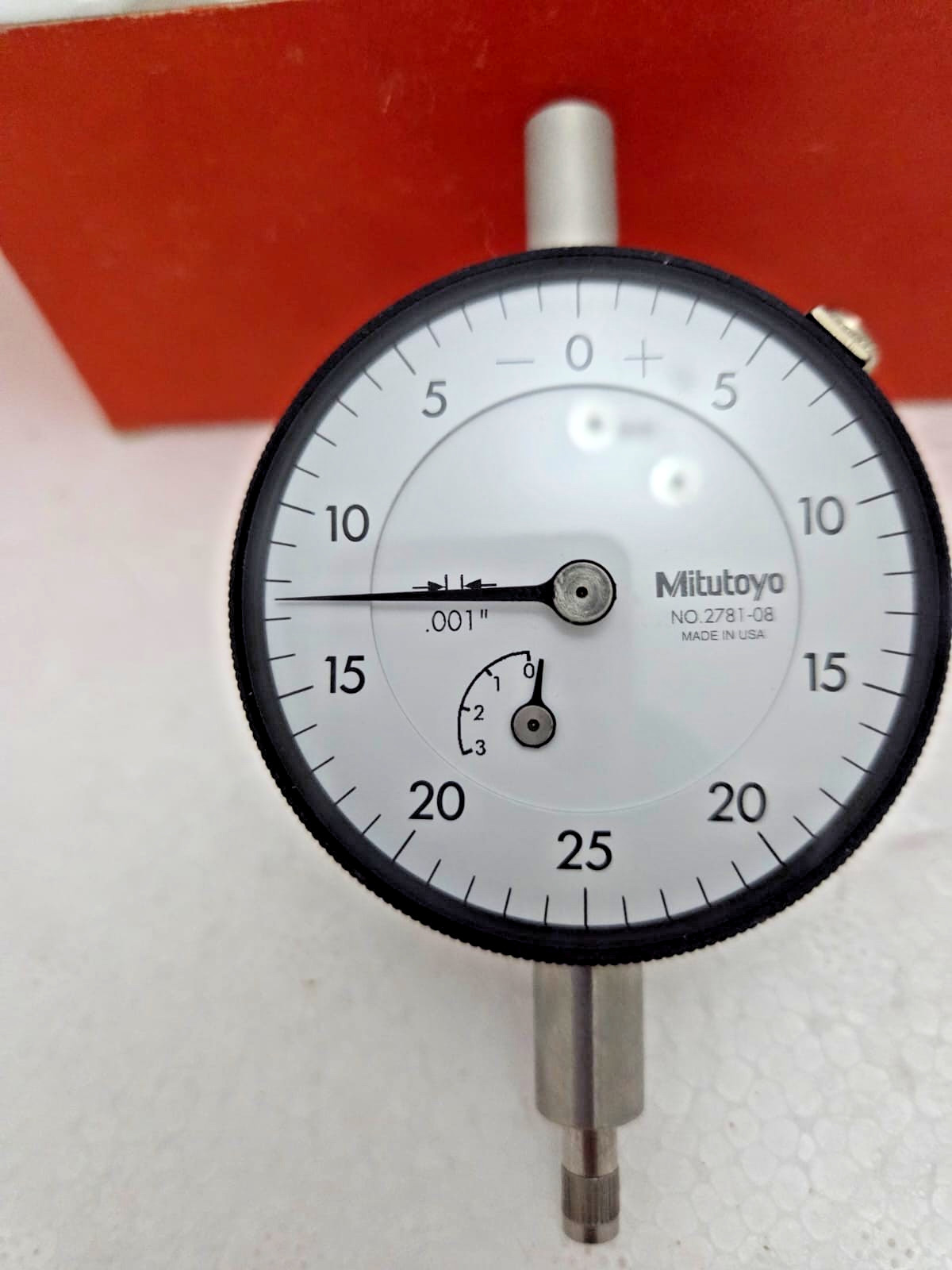 Mitutoyo 2781-08 Dial Indicator 0.001" Grad USA Made - Brand New