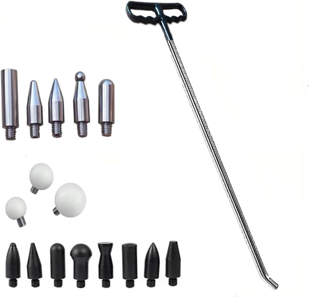 Paintless Dent Repair Tools 1 Pieces of Dent Removal Rods with Awl Head Dent Hai