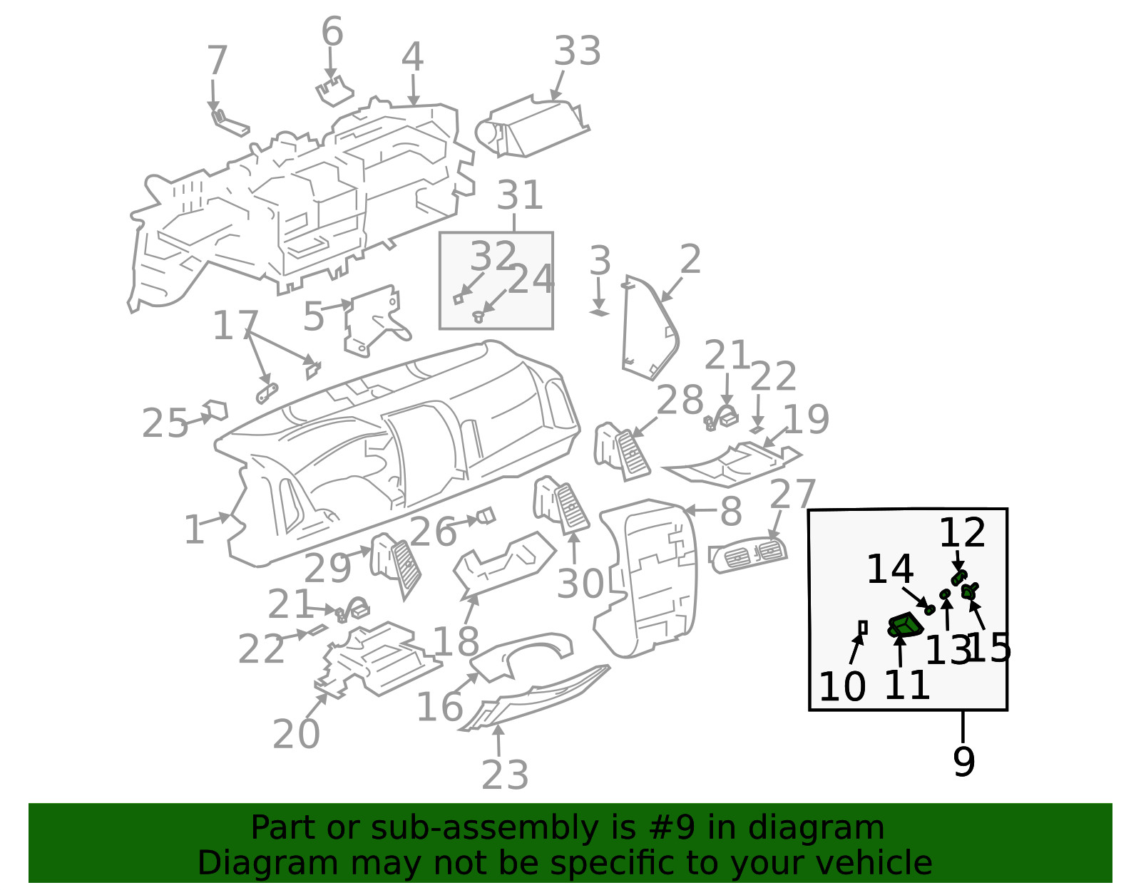 Genuine GM Lower Extension 25750258