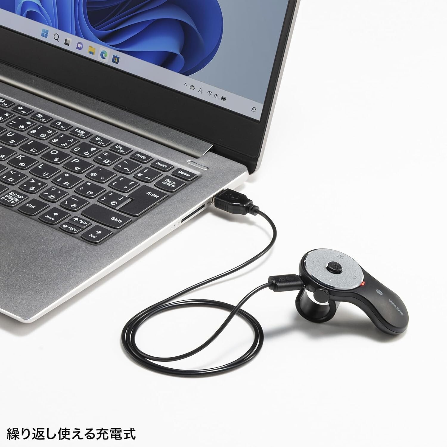 Sanwa Supply Bluetooth Ring Mouse MA-BTRING5BK Lightweight