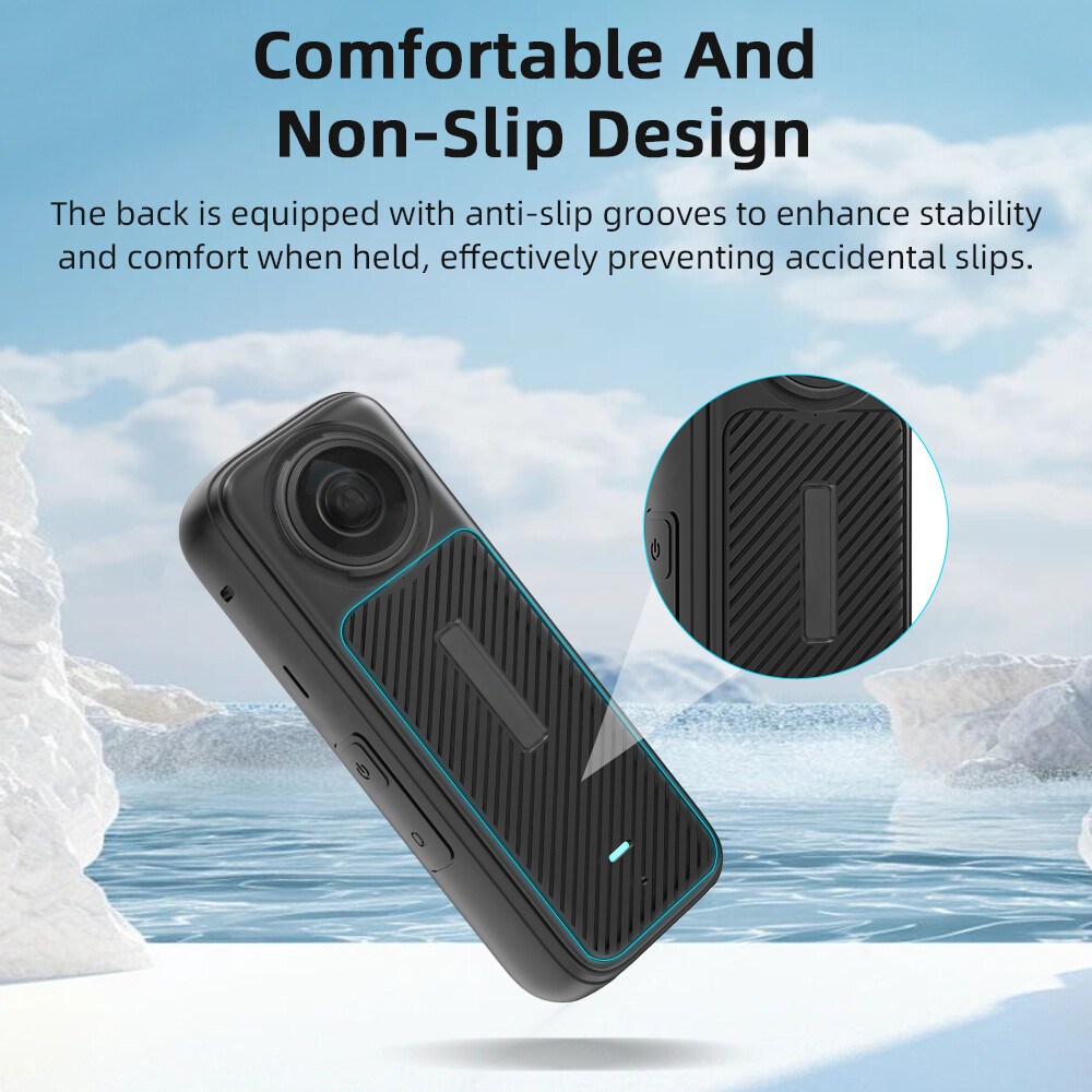 Camera Body Drop and Scratch Protection Silicone Case Accessory For Insta360 X4