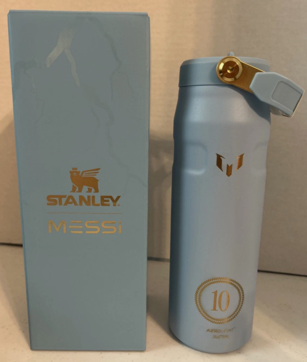 MESSI X STANLEY 1913 ICEFLOW FLIP STRAW 2.0 BOTTLE 24 OZ ‘Messi Striker Blue’