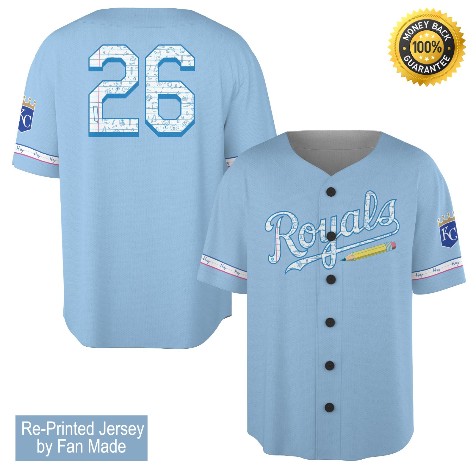 New Arrivals - Royals Teachers Night Giveaway Jersey - All Size