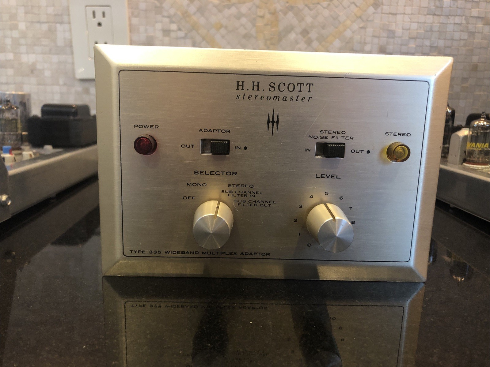 SCOTT 335 STEREOMASTER WIDEBAND MULTIPLEX ADAPTOR Upgraded MPX Filter Caps