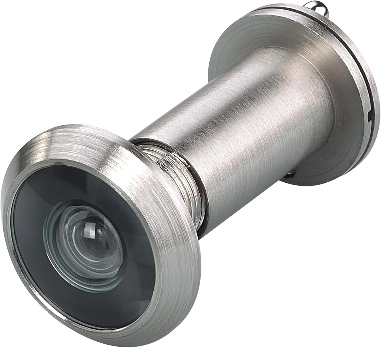 TG2814YG-SN Solid Brass UL Listed 220-Degree Door Viewer with Heavy Duty Privacy