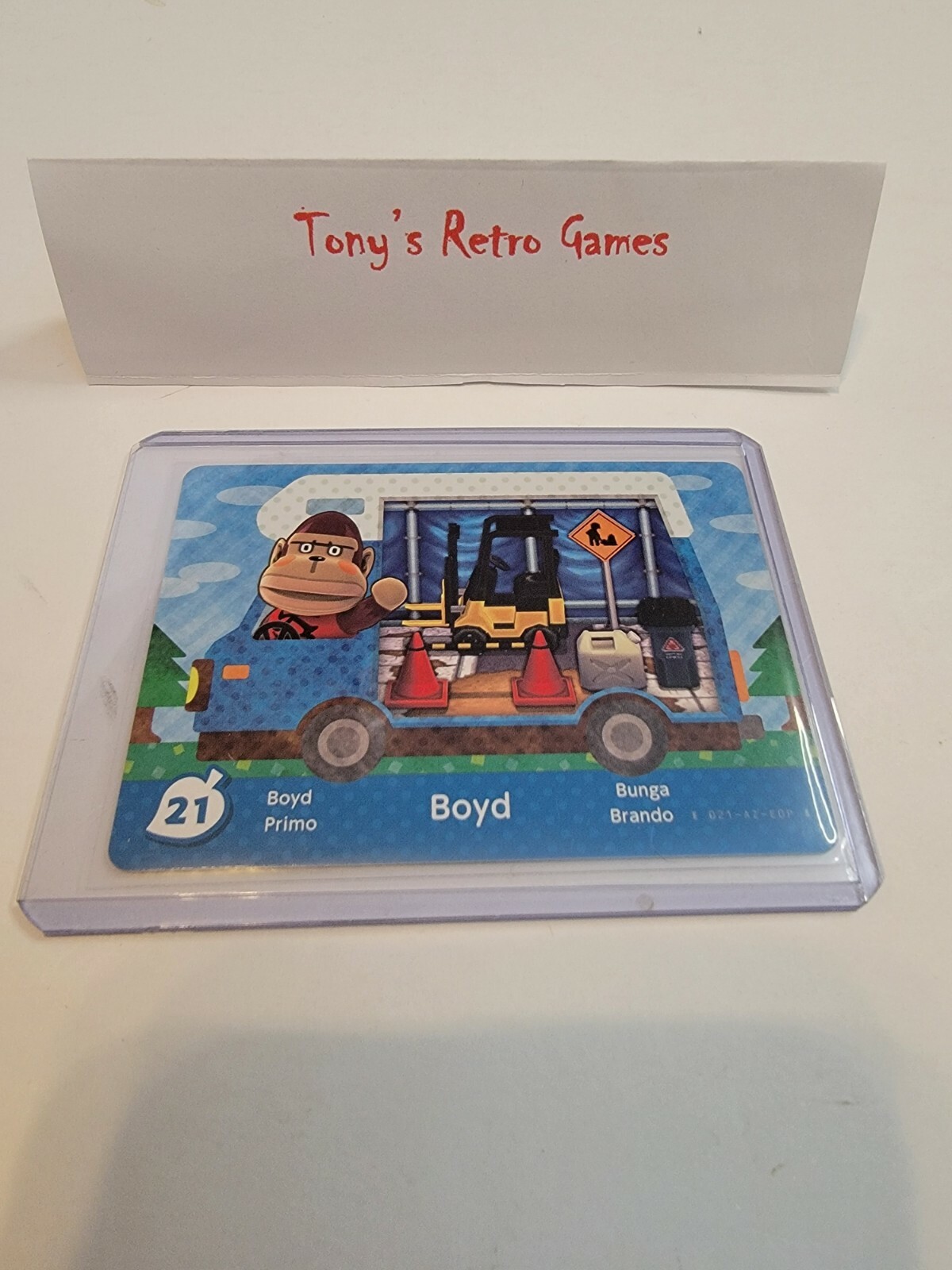 !SUPER SALE! *EUROPEAN* 21 BOYD WELCOME HOME NINTENDO ANIMAL CROSSING RV CARD!!!