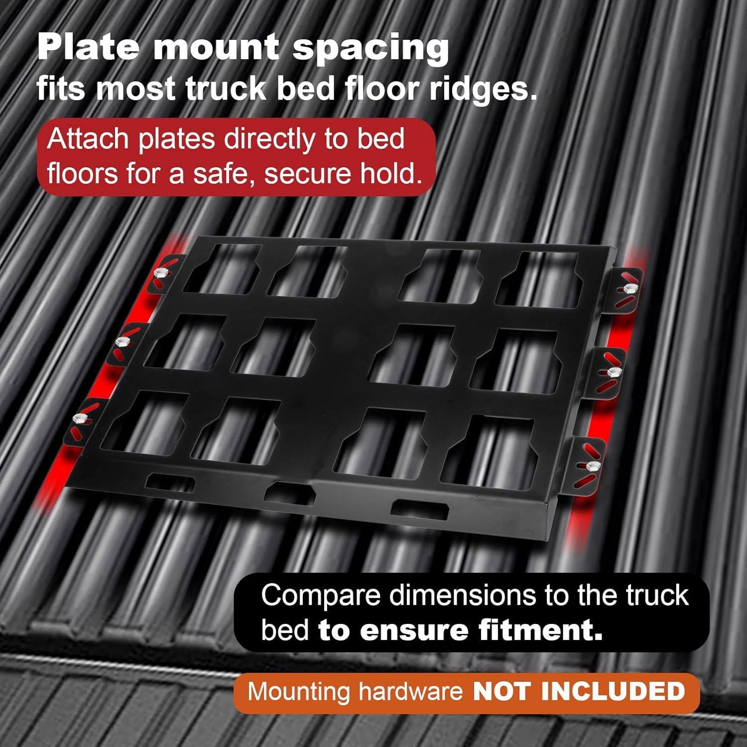 Milwaukee Packout Mounting Plate - Durable Metal Base for Tool Storage