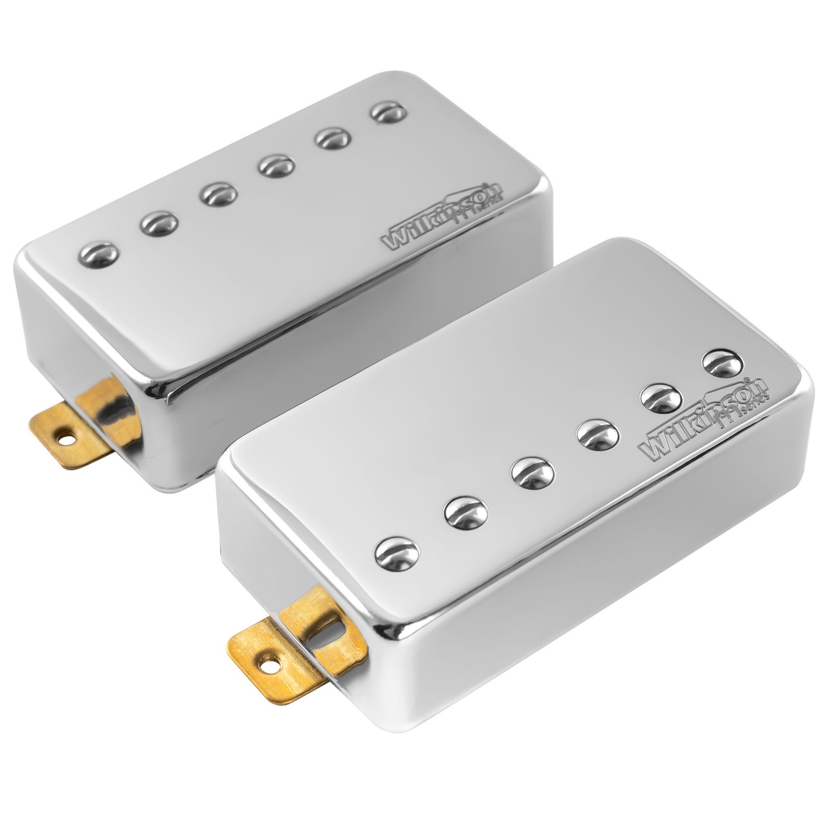 Wilkinson Chrome Vintage Tone Alnico 5 PAF Humbucker Pickup For Les Paul Guitar